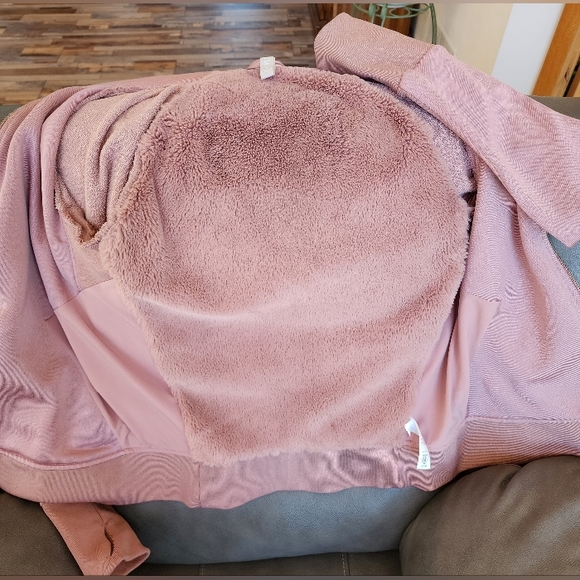 Athleta Triumph Luxe Shine Hoodie Jacket,Size Small - Picture 9 of 9